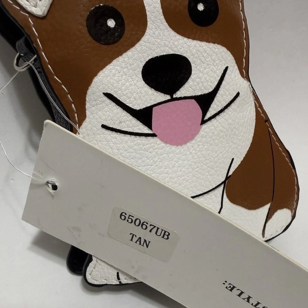 Sleepyville Critters Corgi Coin  Purse
